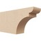 Ekena Millwork 4in. W x 8in. H x 16in. L Yorktown Woodgrain TimberThane Rafter Tail, Primed Tan RFTUR04X08X16YORRCPR - alternate 1